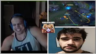 Tyler1 misses Q and Tarzaned HARD flames him (*HILARIOUS REACTION*)