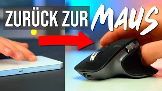 Das erste Mal nach 6 Jahren wieder eine Maus - Magic Trackpad vs Logitech MX Master 3S