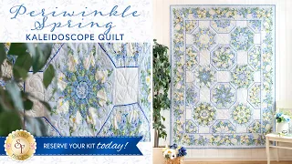 Introducing: Periwinkle Spring Kaleidoscope Quilt | Reserve Now at Shabby Fabrics
