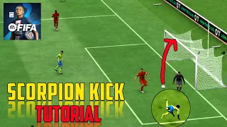 How To Do Scorpion Kick In Fifa Mobile | Scorpion Kick Tutorial | Reetesh FIFA