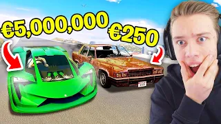 GOEDKOOPSTE vs DUURSTE AUTO In GTA 5!