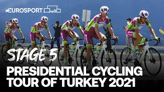 Presidential Cycling Tour of Turkey 2021 - Stage 5 Highlights | Cycling | Eurosport