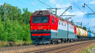 RailWay. RUSSIAN FREIGHT and PASSENGER TRAINS in the URALS / ГРУЗОВЫЕ И ПАССАЖИРСКИЕ ПОЕЗДА на УРАЛЕ