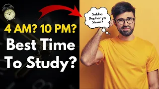 Best Time to Study and Score 95%+ | Study Tips for Students #studytips