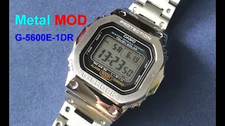 Стальной MOD для Casio G-Shock G-5600E-1DR