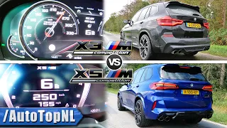 BMW X3M Competition vs X5M Competition *0-250KM/H* ACCELERATION & SOUND by AutoTopNL