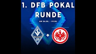 SV Waldhof Mannheim vs Eintracht Frankfurt Highlights / DFB-Pokal 1. Runde 2021/22