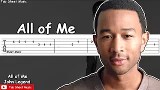 John Legend - All of Me Guitar Tutorial