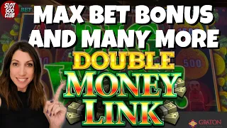 IT GOT HOT!! WORLD PREMIERE OF DOUBLE MONEY LINK SLOT @GRATON CASINO - MAX BET BONUS AND LOTS MORE