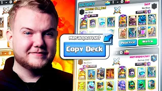 Beating Clash Royale By Copying My Opponent’s Decks!