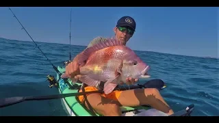 Catching big Dageraad on a kayak - offshore kayak fishing