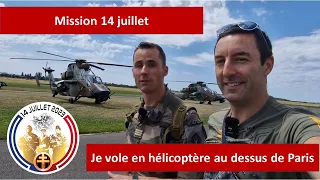 Défilé du 14 juillet: j'ai participé au vol de préparation sur hélicoptère NH90