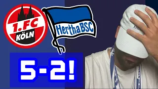 1. FC Köln vs. Hertha BSC 5-2 (3-2)! Das wars dann. Analyse!