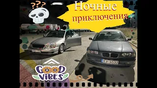 Покатушки с CarVodich, BMW 330i, против OPEL OMEGA 3.0 тестируем разгон dragrace - roll