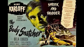 O túmulo vazio ("The Body Snatcher", 1945), com Boris Karloff e Béla Lugosi, trailer legendado