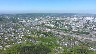 Новокузнецк с высоты птичьего полёта.