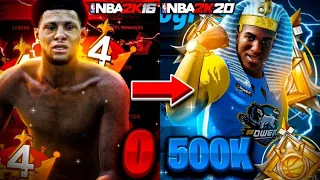 The Evolution of Power DF • 0 to 500K Subscribers | NBA 2K16 - NBA 2K20