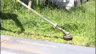 Weed Eater in lousy slow motion