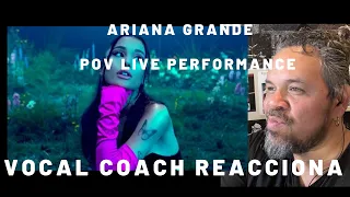 Reaccion a ARIANA GRANDE /  pov  / vocal coach reacciona