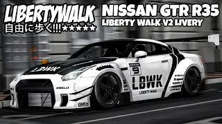 Liberty Walk V2 Nissan GTR R35 Livery | Car Parking Multiplayer