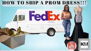 How to Ship a Prom Dress!!!