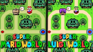 Super Luigi World (SNES) - Forest Of illusion #5. ᴴᴰ