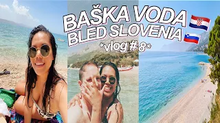 BEAUTIFUL BEACH OF BAŠKA VODA CROATIA/Side trip to Bled Slovenia