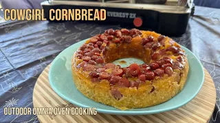 COWGIRL CORNBREAD | OUTDOOR OMNIA OVEN COOKING