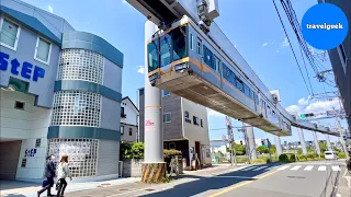 Like a Roller Coaster! Riding Japan's Scary Upside-Down Train | Shonan Monorail