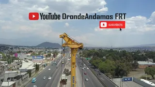 Trolebús Elevado Chalco Autopista México Puebla DrondeAndamos