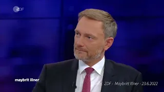 Maybritt Illner-Christian Lindner mit dem Latein nicht am Ende - am 23.06.2022