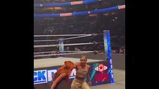 Fan Hits Becky Lynch With Hair