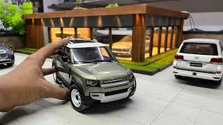 DIY Mini Real Like Luxury Garage 1:18 Scale for Diecast Scale Model Cars