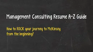 Your Resume Won't Make It to Consulting. Here's Why!