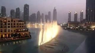 Dubai Fountains Synchronized With Whitney Houston's I Will Always Love You! (RIP Whitney)