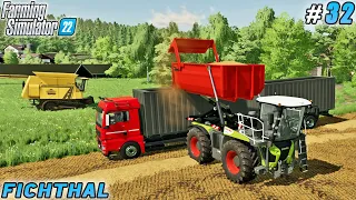 Unleashing SADDLE TRAC's Potential for Combine Work | Fichthal V2 Farm | Farming simulator 22 | #32