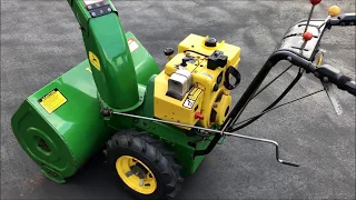 1989 John Deere 1032 Snowblower - Bedding in the Impeller Kit