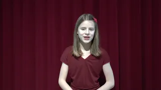 "Flower duet" Lakmé mezzo soprano a cappella by Marjolein (12yo)