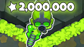 Can The Buffed GLUE Gunner Get 2 MILLION Pops? (Bloons TD 6)