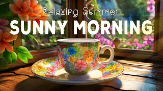 Sunny Morning ☕ Ethereal Piano Jazz Coffee & Smooth Bossa Nova Music Make You Feel Better