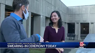 Making history: Michelle Wu to be sworn in as new mayor of Boston