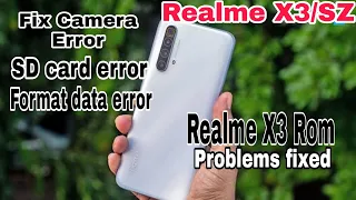 Realme X3 Internal storage Error fixed | Realme X3 format data error problem while flashing rom Fix