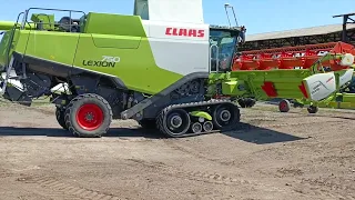 Доставили зернозбиральний комбайн CLAAS LEXION 750 TT з Франції нашому клієнту з Одеської обл.