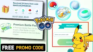 How to get FREE RAID PASS *PROMO CODE* for Pokemon Go | Free Pokeballs, Lucky Egg, Incense July 2021