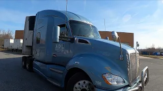 March 12, 2023/55 Trucking. Delivering a load of Deer Park water in Maryland.