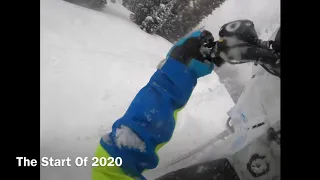 Snowmobiling Wyoming! Bow tie’s and Tree Riding.