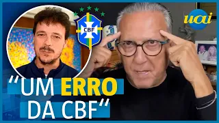 Galvão Bueno critica Diniz na Seleção Brasileira