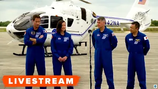 WATCH: SpaceX Crew Dragon 2 Arrival and Briefing - Livestream