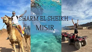 SHARM EL SHEIKH|MISIR | ATV SAFARİ DEVE TURU | PARASAİLİNG YAPTIK| FARSHA CAFE | GÜNCEL FİYAT|PART 1