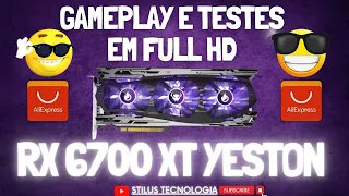 GAMEPLAY E TESTES EM JOGOS 1080P, RX 6700XT YESTON SAKURA + KIT X99 E5 2666 V3! CHOVEU FPS SERÁ??? 🤔